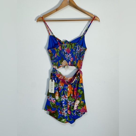 B.O.G Collective Lottie & Holly Floral Romper Vacation XS NWT - Picture 4 of 11